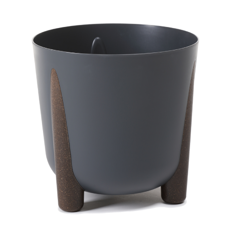 кашпо на ножках Frida ECO d26 h23 антрацит