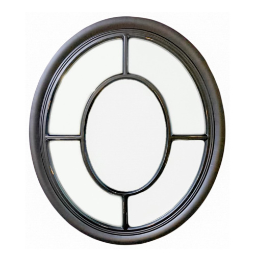 зеркало "окно овал" черн (17-0347)