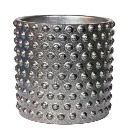 Горшок композит драже черный метал цилиндр №2