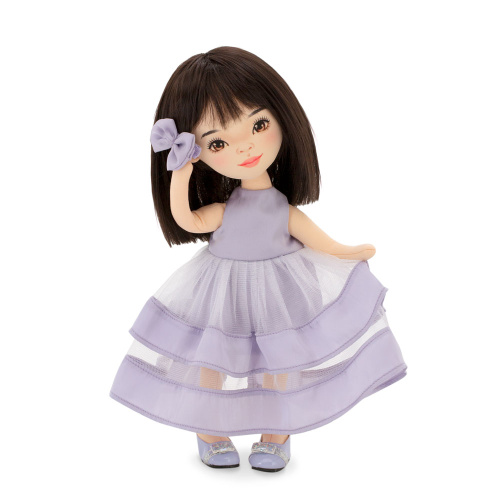 Мягкая игрушка кукла Lilu в фиолетовом платье