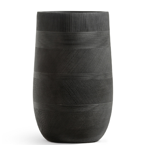 Кашпо TREEZ ERGO Graphics высокая округлая чаша окись с медной патиной (41.1020-0045-GG-75)