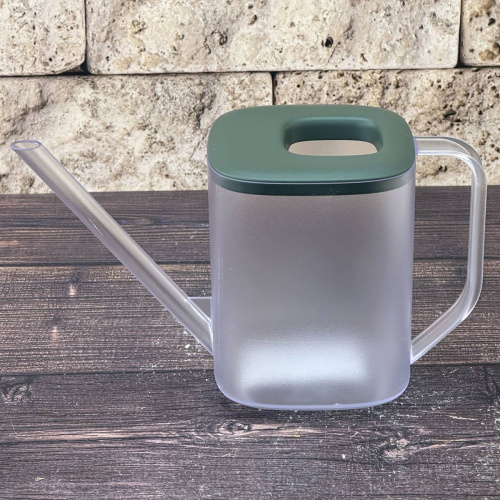 лейка TUBI 1,0л прозр/зелен