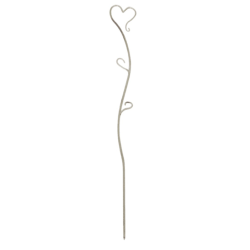 держатель для орхидей сердце Н-55 см серый