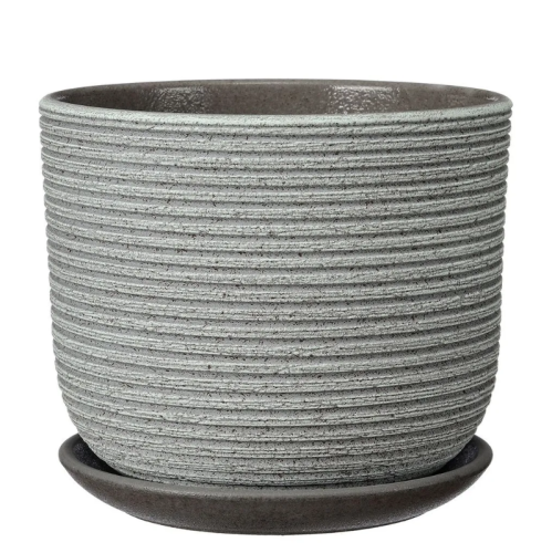 Горшок композит лоза зелено-серый бук №2