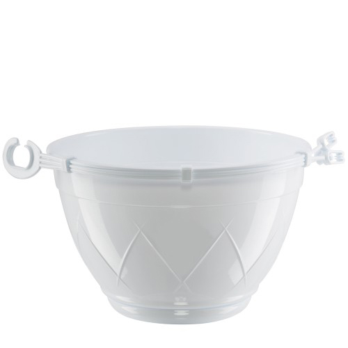 Горшок Лилия подвесной 1,5 л, белый