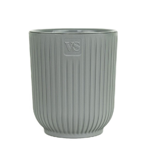 Горшок Эйва с дренажной вставкой 2,4 л, серый