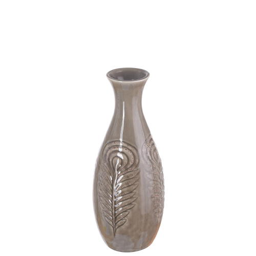 Сн (07-178) ваза керам. коричневая
