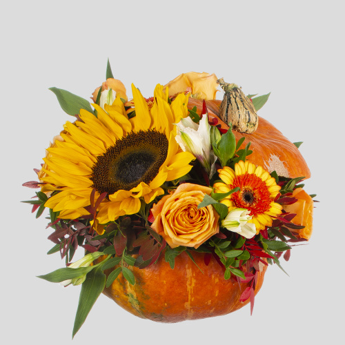 Композиция в тыкве 02