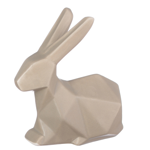 Сн (2306-39) фигурка кролик керам. серый