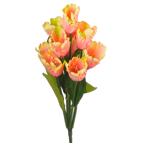 Сн иц (2309-1) Букет искусственных тюльпанов оранжевый