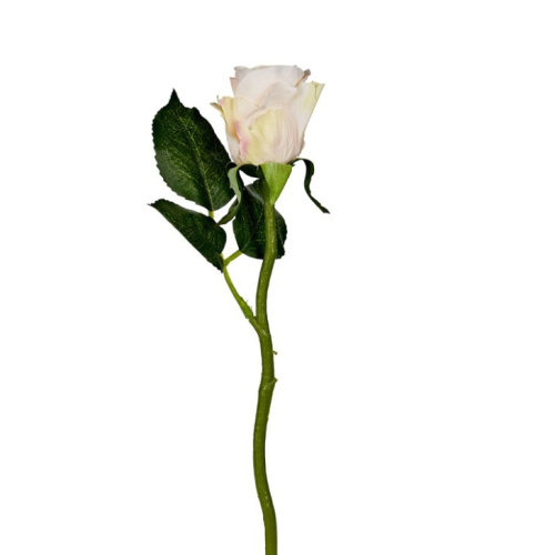 Искусственный цветок роза (709-377) бело-роз.