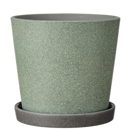 Горшок композит Грильяж изумруд конус №3