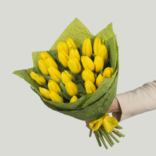 Монобукет из тюльпанов 02