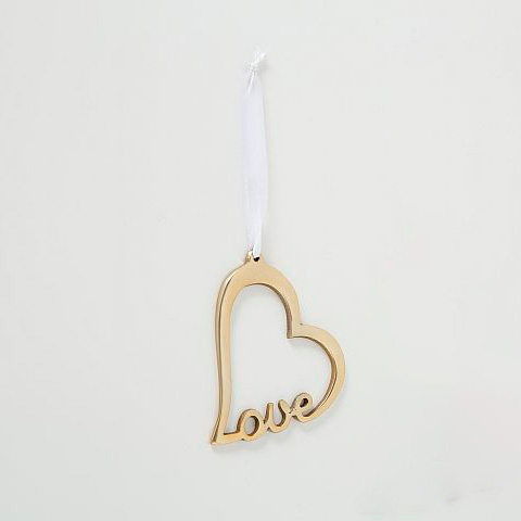 подвесное украшение "Сердце" 10х13см (1019840) №2