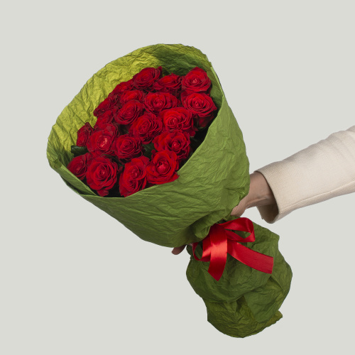 монобукет из 19 роз 10