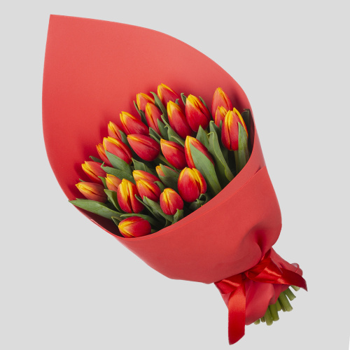 монобукет из тюльпанов 11