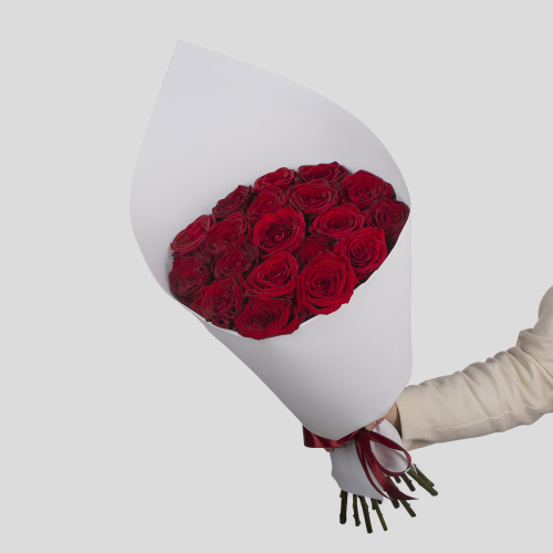Монобукет из 19 роз 14