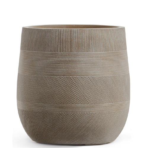 Кашпо TREEZ ERGO Graphics округлая чаша капучино (41.1020-0046-LM-31)