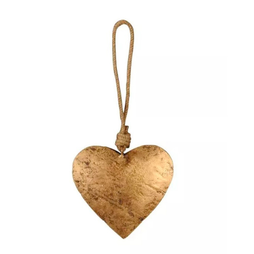 декор подвесной "Сердце-золотой антик" 12+14 (652252.000.253)