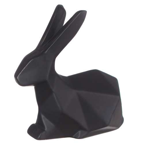 Сн (2306-39) фигурка кролик керам. черный