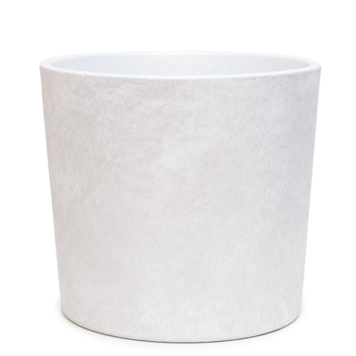 Горшок композит аура белый кедр №1