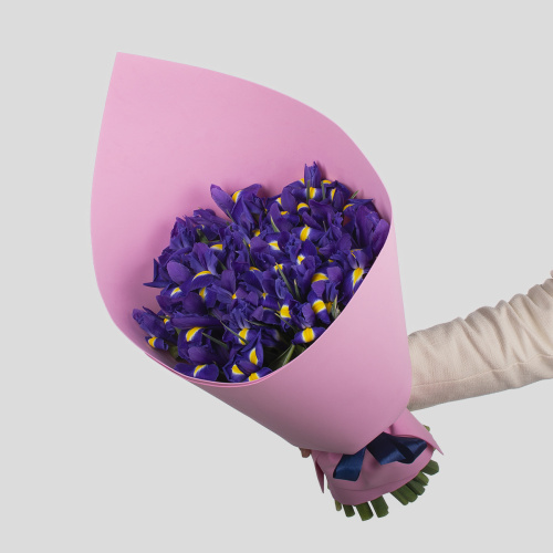 Монобукет из ирисов