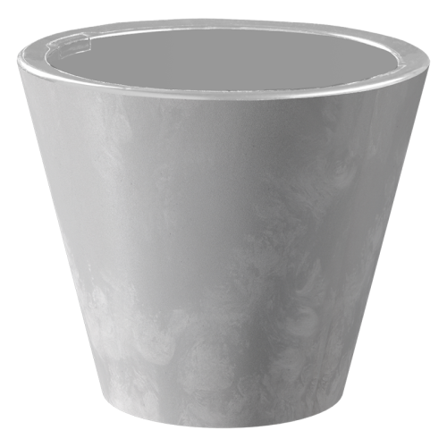 кашпо с дренажной вставкой классика 3 л, бетон