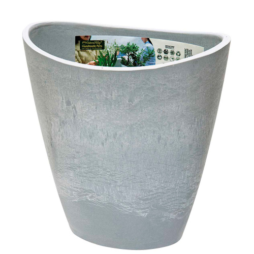 вазон 0,8 л светло-серый