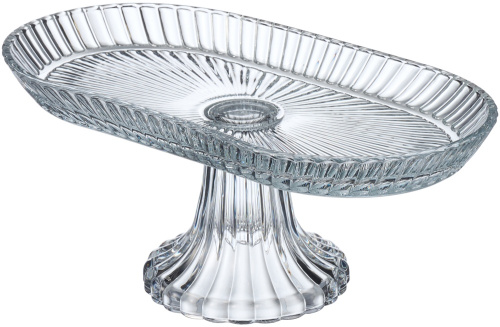 блюдо на ножке овал (675-131)