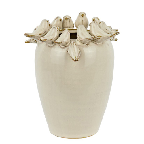 ваза "стайка птиц" (171-004) 17,5 см