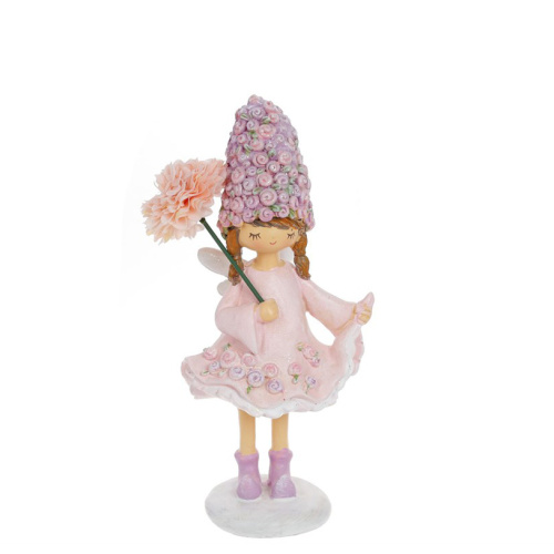 фигурка девочка с цветочком (831-256)