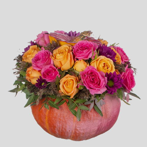 Композиция в тыкве 01