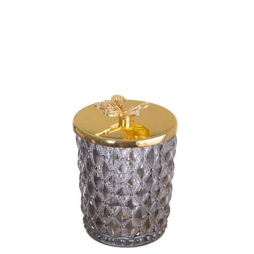 Сн (21B-42) ваза стекло серый