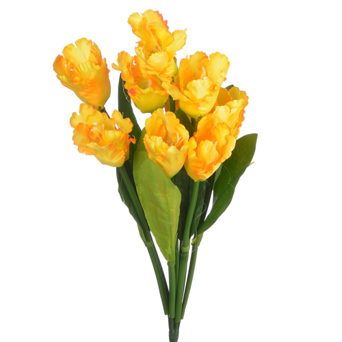 Сн иц (2309-1) Букет искусственных тюльпанов желтый