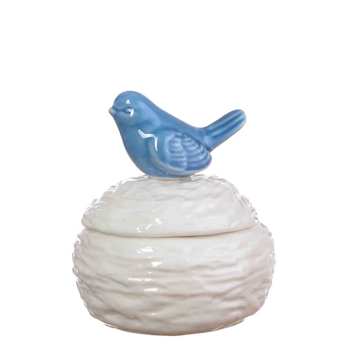 Сн (21G-65) керам. шкатулка синий