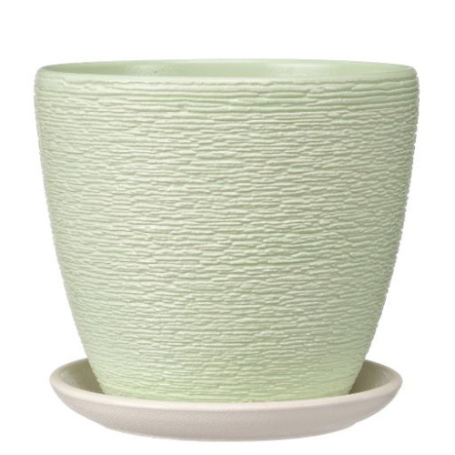 Горшок композит Гнездо зеленый крокус №2