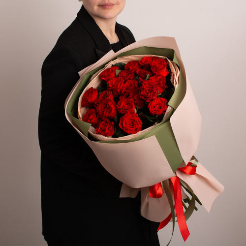 монобукет из 19 роз 10
