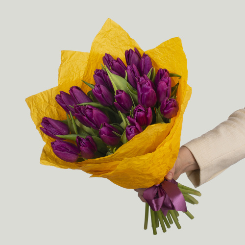 монобукет из тюльпанов 07