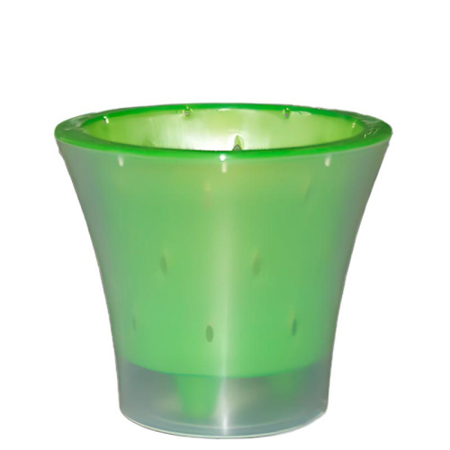 Кашпо с дренажной вставкой Ванда 1,2 л, зеленый