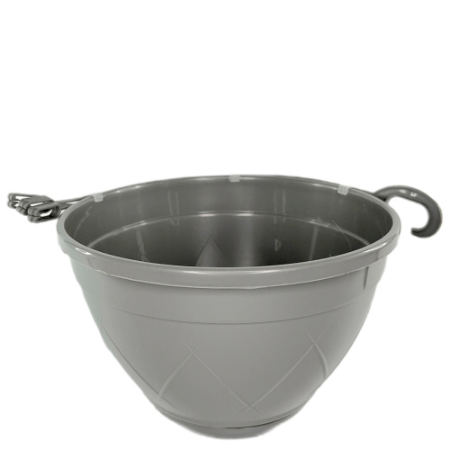 Горшок лилия подвесной 2,5 л, дымчатый серый