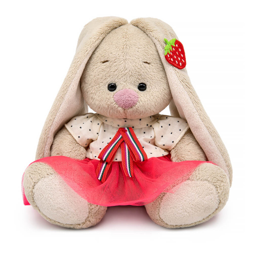 Зайка Ми в блузке и с земляничкой на ушке (малыш) (SIDX-654)