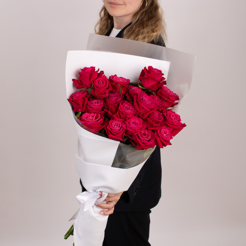 Монобукет из 19 роз 16