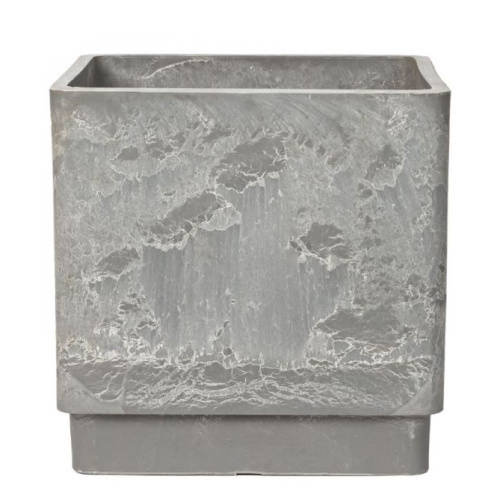 горшок квадратный с/дренаж вклад. 6,5л древесный уголь