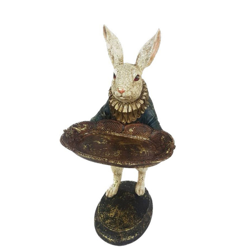 фигурка "кролик с подносом" (419-155)