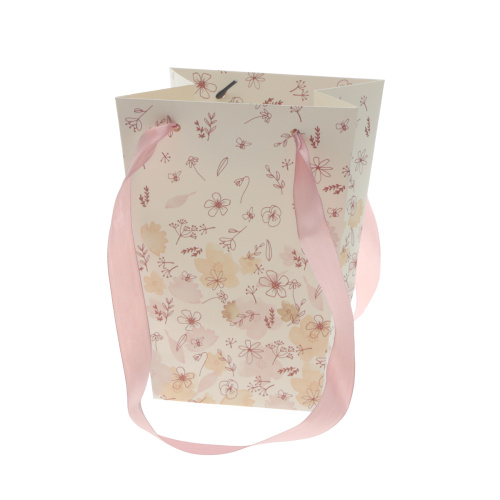 Сумка картон 20х15х11 роз Country Romance