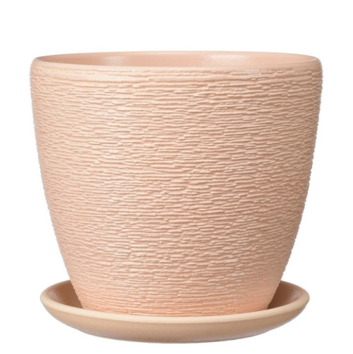 Горшок композит Гнездо бежевый крокус №4