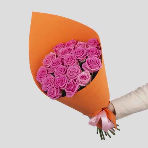 Монобукет из 19 роз 18