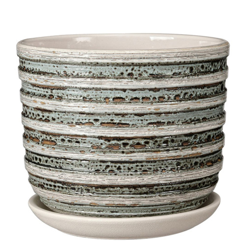 Горшок композит Кукушка белый бук №2