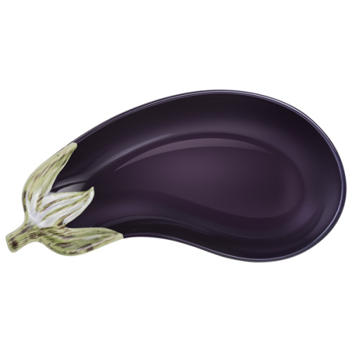 блюдо сервировочное "баклажан" (536-313) 31х14,5х4см