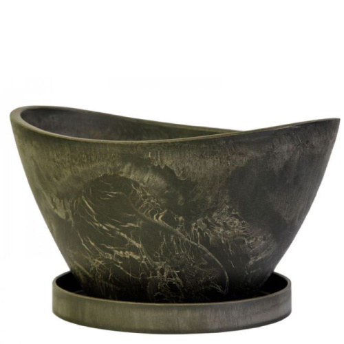 горшок Лодочка с/п 0,6 л? древесный уголь